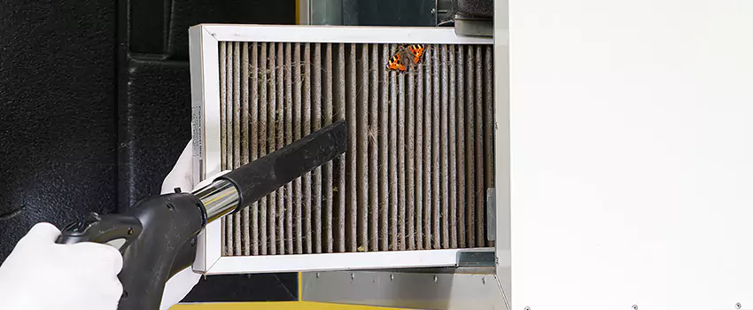 Clogged Air Duct Cleaning Process in Huntington Station, NY