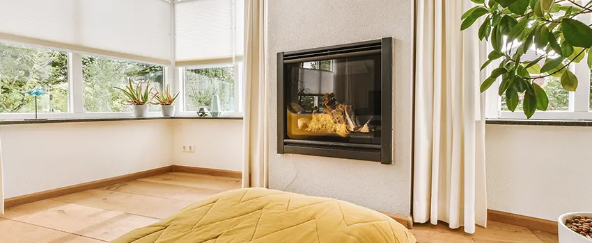 Residential Fireplace Ceramic Glass Installation in Huntington Station, NY