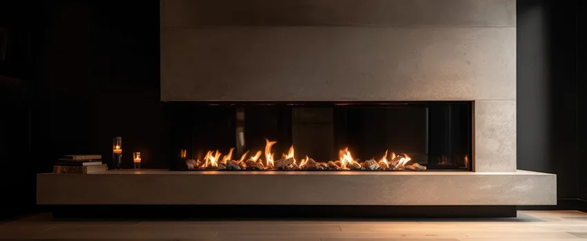 Gas Fireplace Ember Bed Design Services in Huntington Station, New York