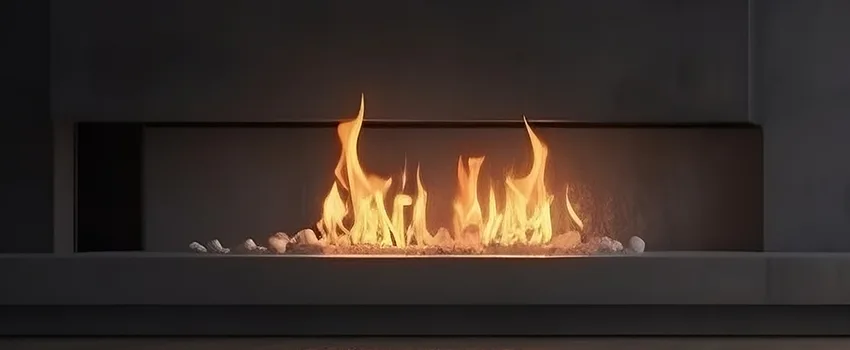 B-Vent Gas Fireplace Installation in Huntington Station, NY