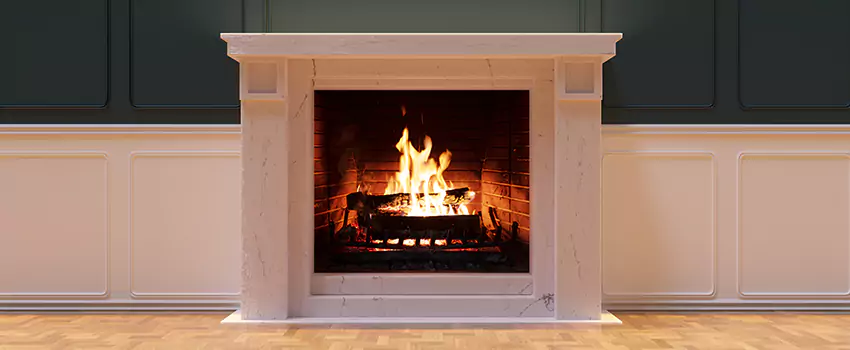 Open Flame Wood-Burning Fireplace Installation Services in Huntington Station, New York