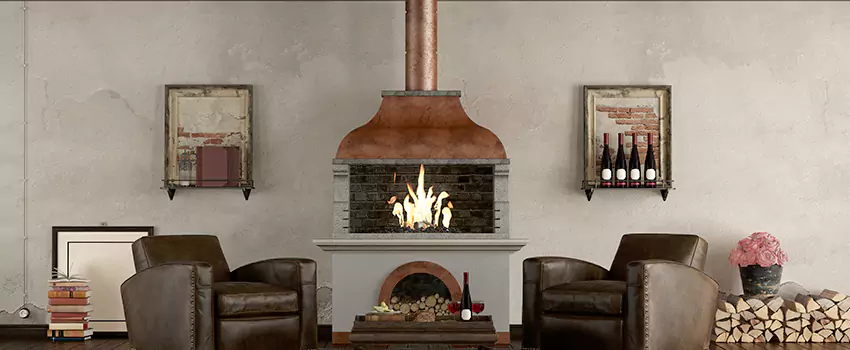 Thelin Hearth Products Providence Pellet Insert Fireplace Installation in Huntington Station, NY
