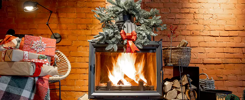 Travis Industries Linear Gas Fireplace Installation in Huntington Station, New York