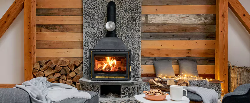 Thelin Hearth Products Direct Vent Gas Stove Fireplace Inspection in Huntington Station, New York